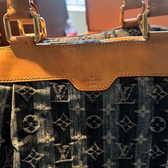 Denim Louis Vuitton Pre-Owned 2006 Cabas Raye GM tote bag - Picture 9 of 17